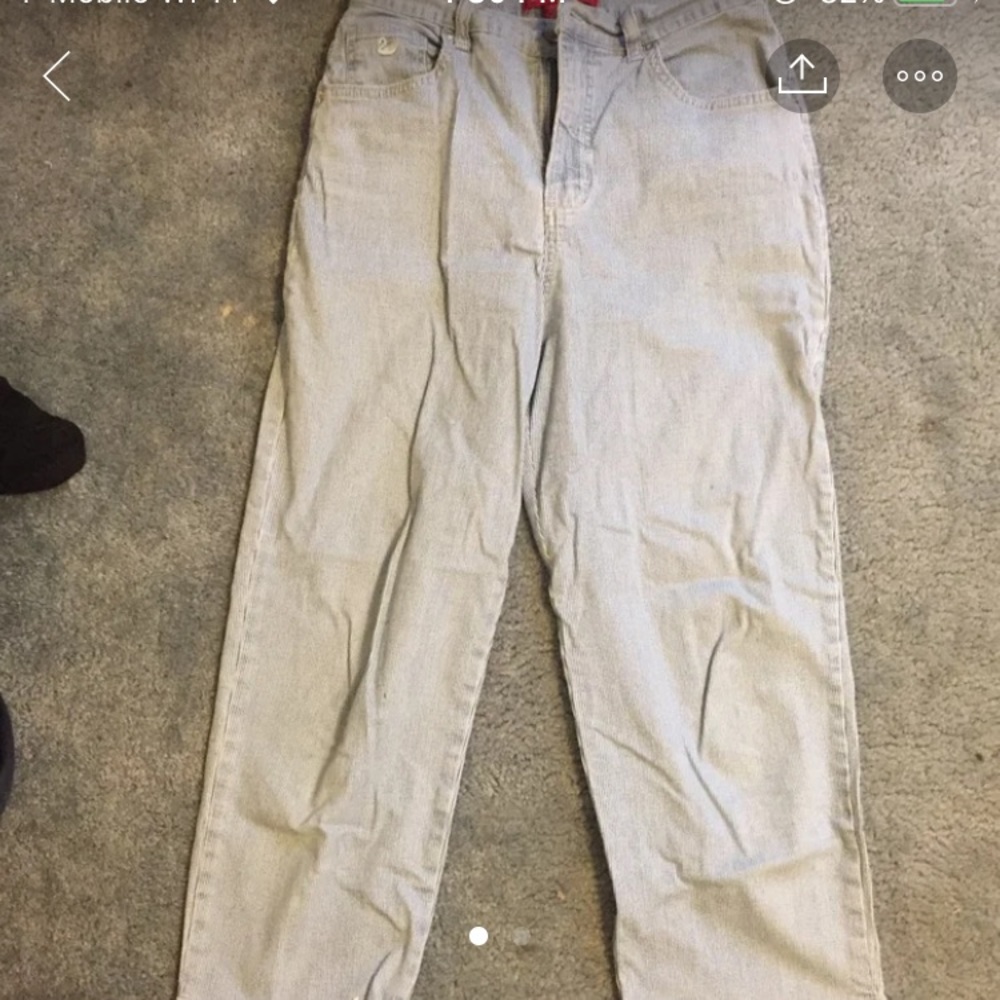 Pinstripe Jeans